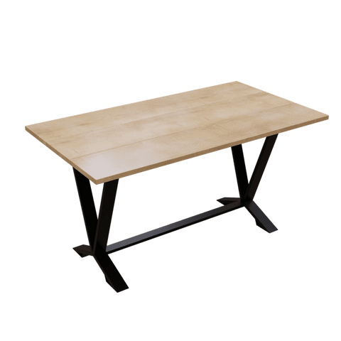 Vingo 4 Seater Dining Table in Solid Wood for Home & Restaurant by Riyan Luxiwood