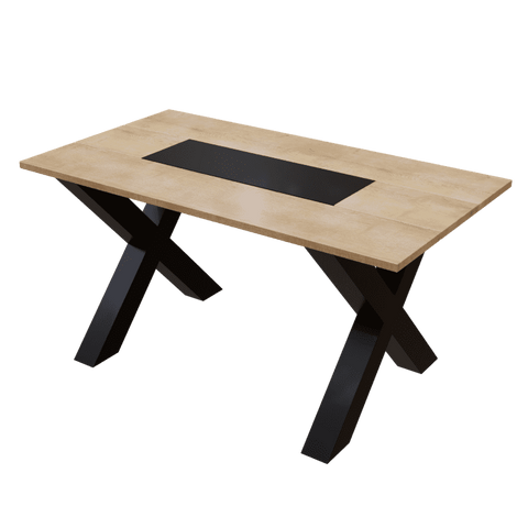 Halowin 4 Seater Dining Table in Solid Wood for Home & Restaurantby Riyan Luxiwood