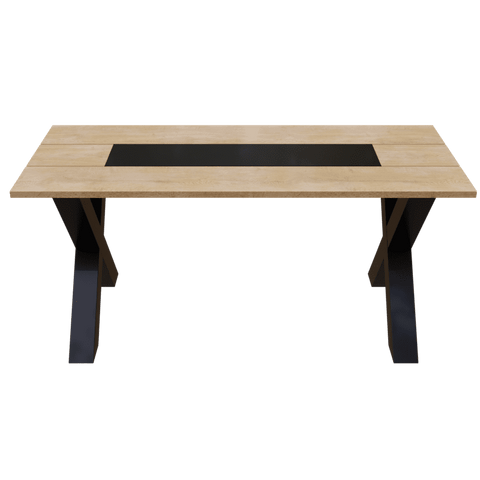 Halowin 6 Seater Dining Table in Solid Wood for Home & Restaurantby Riyan Luxiwood